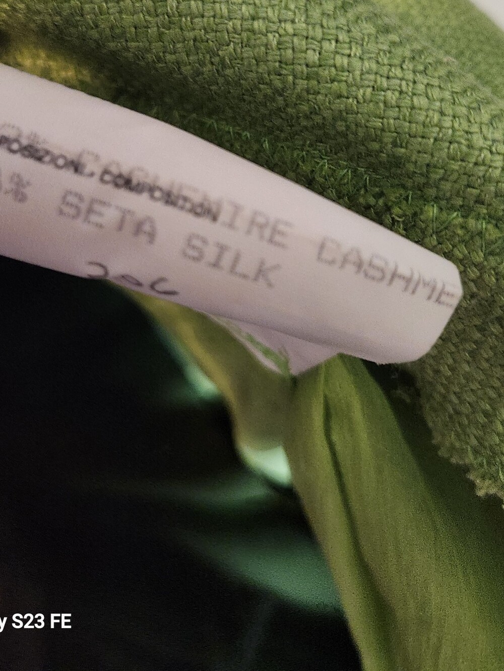 Oscar de la Renta Lime Green Silk And Cashmere Duster From 2006 See Description - Picture 8 of 9